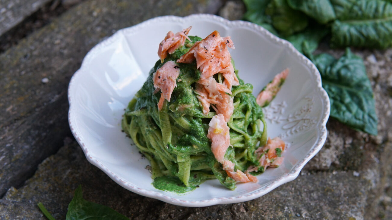 PESTO DI SPINACI E UN’IDEA PER UNA PASTA SUPER