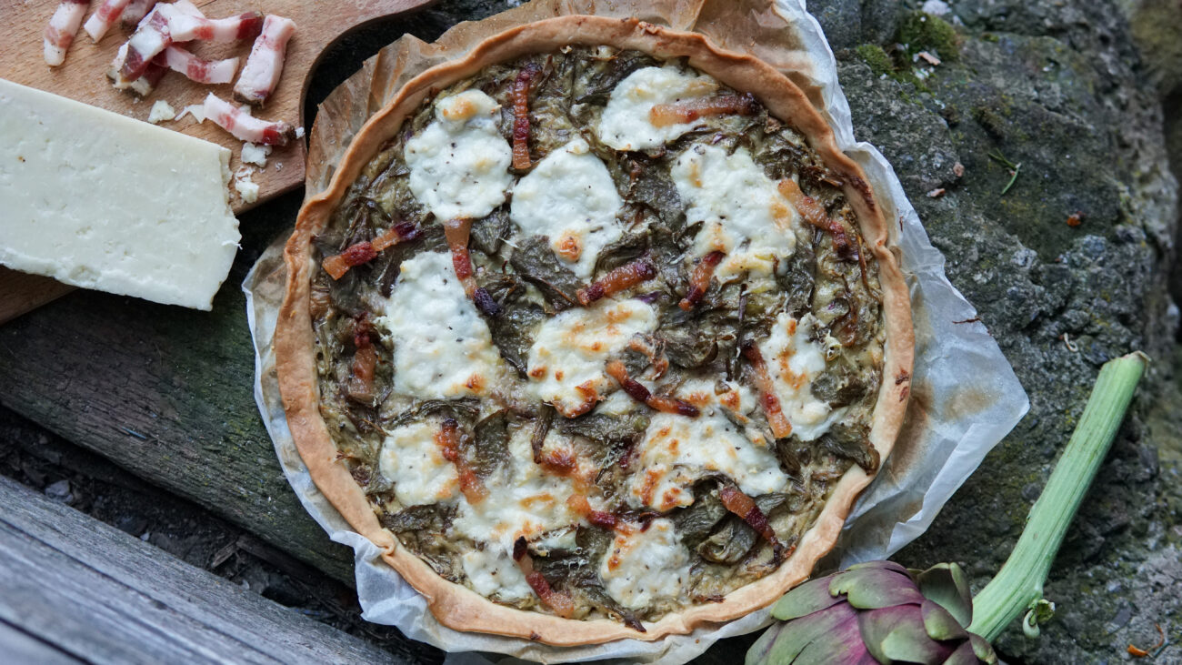 TORTA SALATA AI CARCIOFI